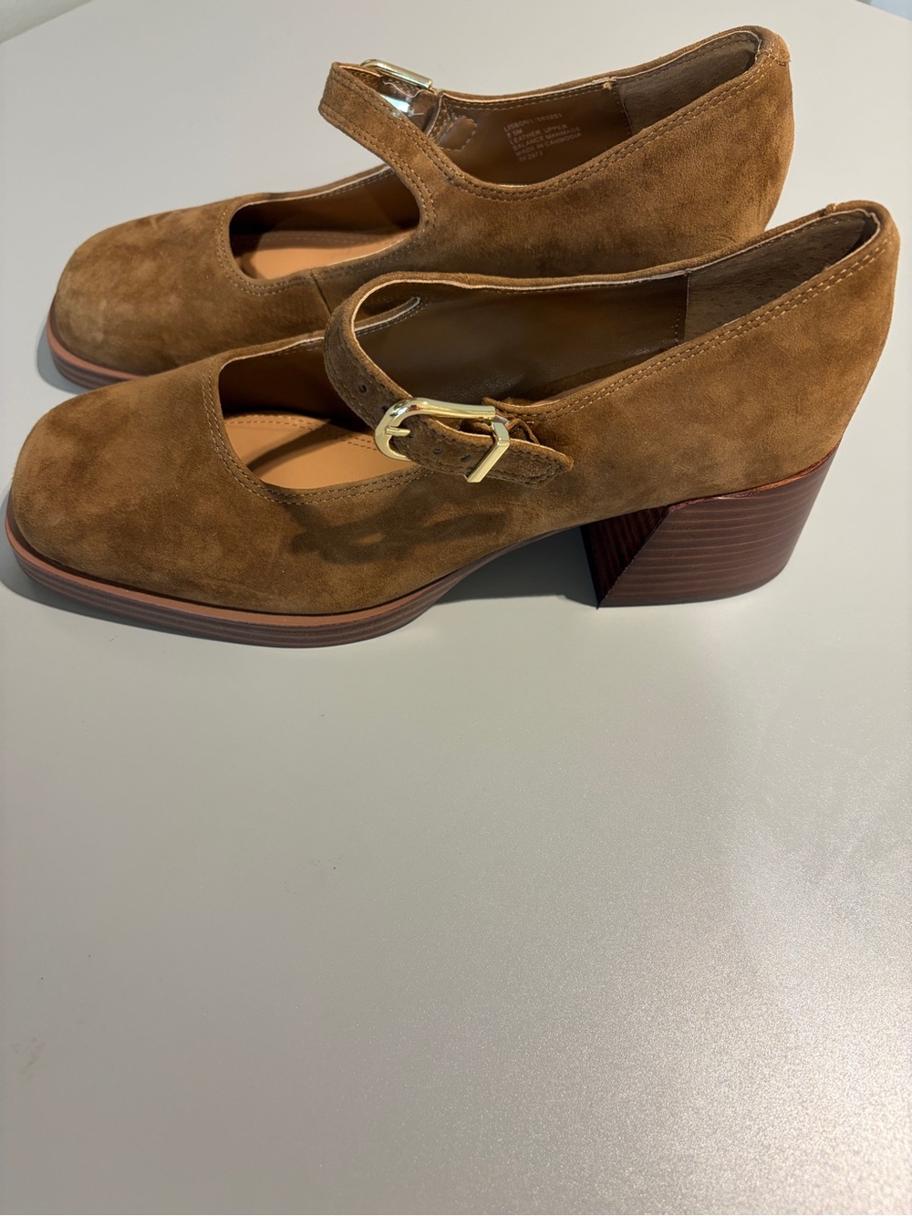 Steve Madden Lisbon Suede Mary Jane Block Heel Pumps